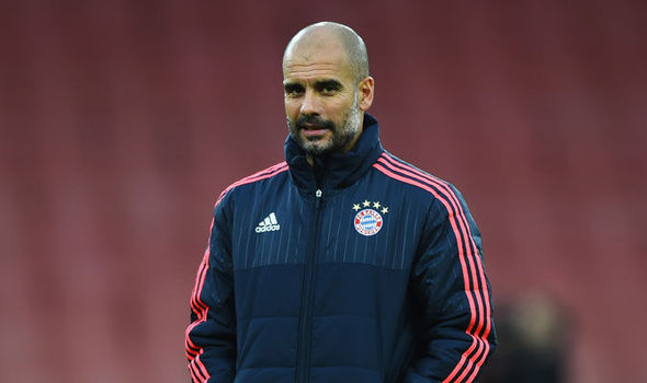 Bayern Munich manager Pep Guardiola