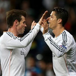 Real Madrid's Dynamic Duo, Ronaldo and Bale, celebrating their team's win over Borussia Dortmund last week.