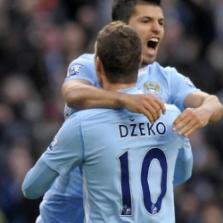 Will Aguero and Dzeko's  dynamic duo be enough to overcome the Spurs?