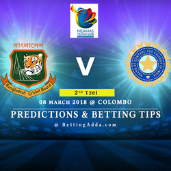 Bangladesh vs India 2nd Match Prediction Betting Tips Preview