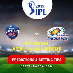 Delhi Capitals vs Mumbai Indians 34th Match Prediction Betting Tips Preview
