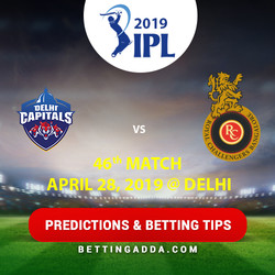Delhi Capitals vs Royal Challengers Bangalore 46th Match Prediction Betting Tips Preview