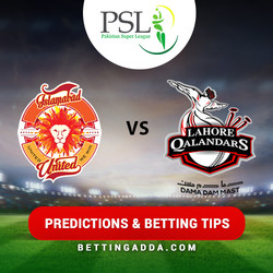 Islamabad United vs Lahore Qalandars 18th Match Prediction Betting Tips Preview