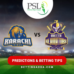 Karachi Kings vs Quetta Gladiators 19th Match Prediction Betting Tips Preview
