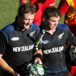 Martin Guptill and Tom Latham The two centurions