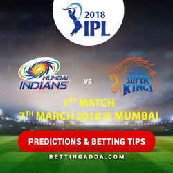 Mumbai Indians vs CSK 1st Match Prediction Betting Tips Preview