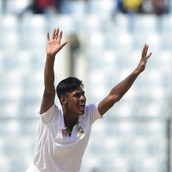 Mustafizur Rahman 1st Test Match Bangladesh v South Africa 2015