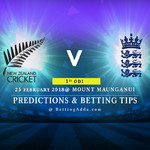 New Zealand vs England 1st ODI Match Prediction Betting Tips Preview