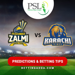 Peshawar Zalmi vs Karachi Kings 27th Match Prediction Betting Tips Preview