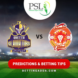 Quetta Gladiators vs Islamabad United 28th Match Prediction Betting Tips Preview